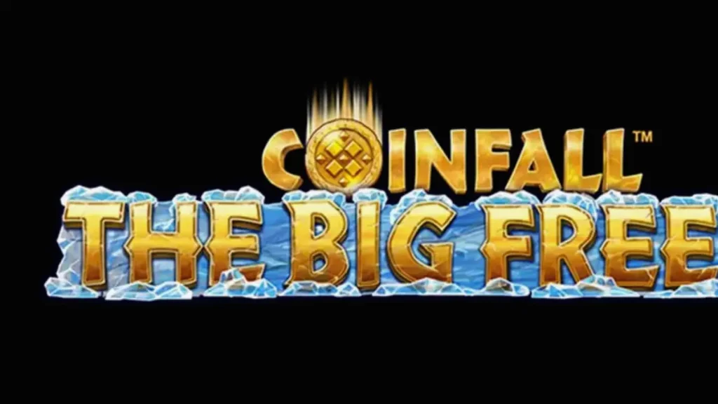 Tampilan visual slot Coinfall: The Big Freeze dengan tema prasejarah dan es