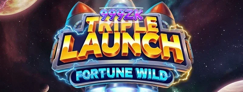 Tampilan visual antarmuka permainan slot Triple Launch Fortune Wild